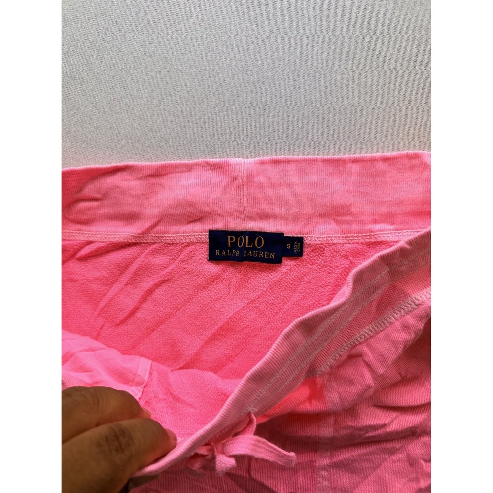 Polo Ralph Lauren Skirt Womens S Pink Good Embroidered Cotton Mini Drawstring - Picture 7 of 10